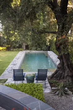 یک باغ Pasadena طراحی تازه و مدرن را با سبک روستایی مخلوط کرده است