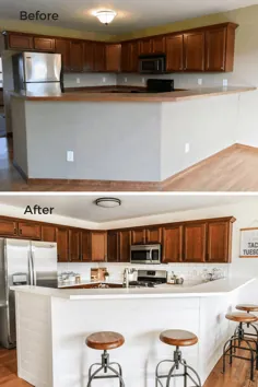 بازسازی آشپزخانه با بودجه 10 هزار دلاری |  لوازم خانگی ، میزهای پیشخوان و سینک ظرفشویی
