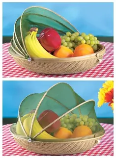 سبد میوه بامبو با روکش محافظ