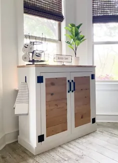 کابینت قهوه خانه مدرن DIY
