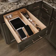 20 ایده ذخیره سازی آشپزخانه مخفی |  فضای ذخیره سازی اضافی