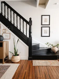 پله های DIY با بودجه - آن را به زیبایی در خانه قرار دهید