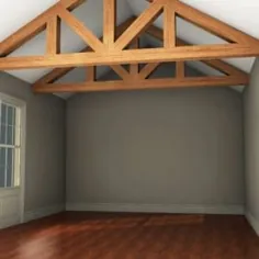 خرپاهای تیرچه سقفی چوبی مصنوعی |  گزینه های طراحی برای تمام سقف های طاق دار