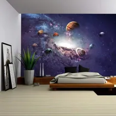 Wall26 Galaxy Wallpaper Planets of the Solar System Wall Mural |  اتسی