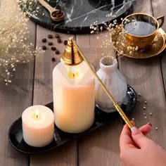 #شمع 
شمع خاموش کن
تماما برنج
در سه رنگ : 
نیکل(سیلور)
طلایی
انتیک(برنجی)

#آنتیک #انتیک #شمعدان_تزئینی #شمعدان #شمع_دست_ساز #snuffer #design #decoration #designer #accessories #accessory