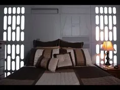 ست فیلم Star Wars Death Star برای اتاق خواب ، دفتر یا آپارتمان با صفحه های نور LED - قسمت 1