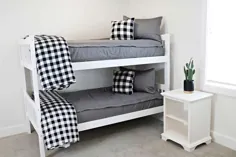 خاکستری مدرن (مینکی) - برای تخت های تختخواب سفری