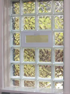 پنجره های بلوک شیشه ای: پنجره های حمام در سنت لوئیس