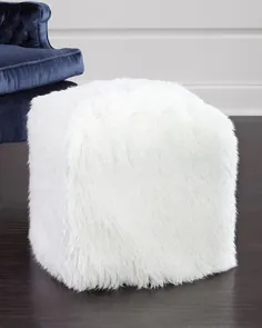 چهارپایه پوفی Faux-Furs