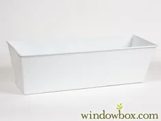 جعبه پنجره مخروطی گالوانیزه - پودر سفید رنگ