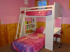 تختخواب دو نفره دوقلو با قفسه های DIY خانگی |  The Homestead Survival