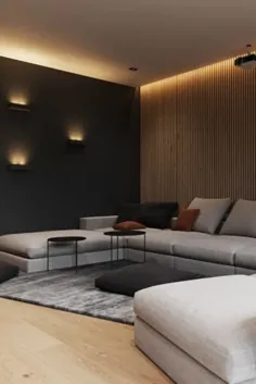طراحی اتاق نشیمن و فضای داخلی خانه مینیمالیستی توسط جانی مرازکو و استودیو