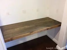 نحوه ساخت میز کار در یک کمد خانه ای دست ساز
