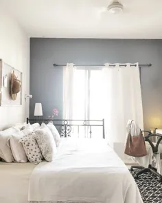 ایده اتاق خواب خاکستری و نحوه بزرگ جلوه دادن فضای کوچک