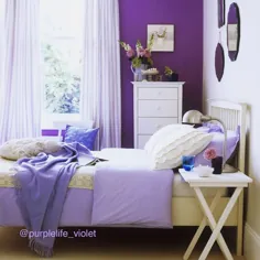 37 ایده اتاق خواب بنفش و سفید (همراه با تصاویر!) - خوشبختی دکوراسیون منزل