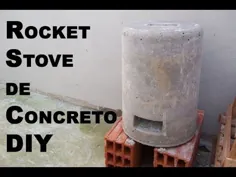 DIY Hornito de cemento (اجاق موشک) - پیش غذای Cosas