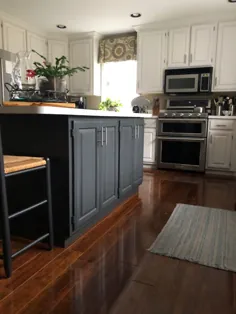 به روزرسانی آشپزخانه DIY: نقاشی کابینت های آشپزخانه - کمی دمدمی مزاج