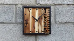 ساعت دیواری چوبی VENKO توسط VenkoUA در Etsy