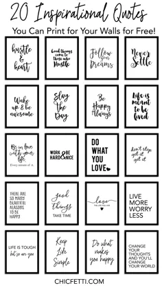 20 نقل قول الهام بخش که می توانید برای دیوارهای خود به صورت رایگان چاپ کنید!