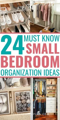 24 ایده سازمان اتاق خواب کوچک