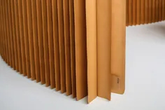 softwall skærmvæg ، højde 152 سانتی متر ، længde 2 - 4،5 متر ، brun kraftpapir
