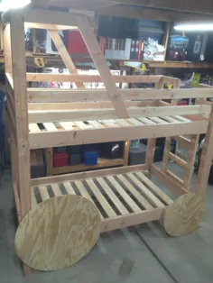 پروژه ساخت تخت تختخواب سفارشی John Deere Tractor