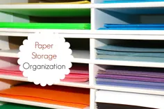 VLOGust 2014: روز 24 - سازماندهی کاغذهای رنگی و چاپی مانند مهد کودک {نحوه سازماندهی}