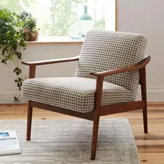 صندلی چوبی نمایش میانه قرن