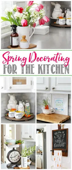 تزئینات ساده بهاری برای آشپزخانه - تمیز و خوش طعم