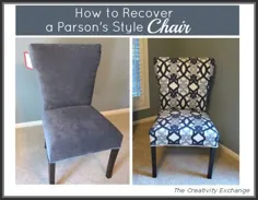 چگونه می توان صندلی سبک پارسونز را بازیابی کرد
