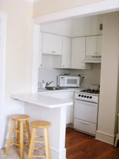 بازسازی آشپزخانه کوچک با بودجه 2200 دلار - Debbiedoos