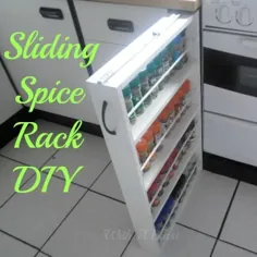 کشویی Spice Rack DIY
