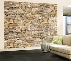 نقاشی دیواری "Stone Wall Mural" |  AllPosters.com