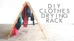قفسه خشک کن لباس تاشو DIY |  بناهای مدرن |  EP  36