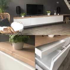 من یک کابینت تلویزیون کاملاً دیواری - IKEA Hackers تهیه کردم