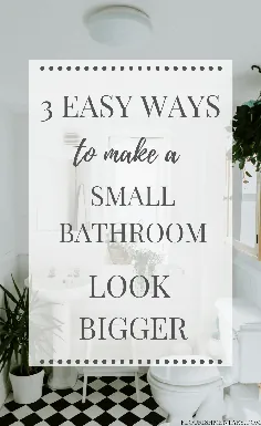 ریز اما شیک: 3 ایده آسان برای حمام های کوچک |  شکوفا