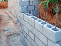 دیوارهای نگهدارنده سنگ تراشی بتونی |  دیوار CMU