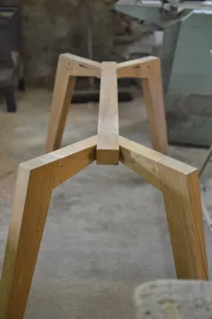 پایه میز بلوط دست ساز |  مبلمان سفارشی سازندگان