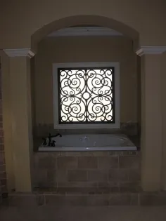 درب پنجره حمام آهنی مصنوعی