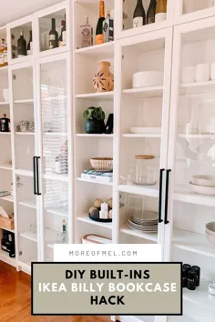 DIY BUILT-INS با استفاده از کتابهای بیلی IKEA - Mel Vandersluis