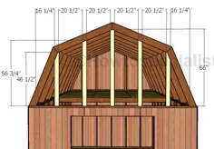 12x16 سقف انبار با انبار |  HowToSpecialist - چگونه می توان برنامه های DIY را گام به گام ساخت