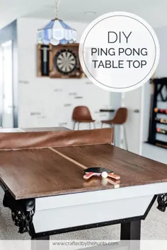 چگونه می توان میز میز پینگ پنگ برای میز استخر درست کرد
