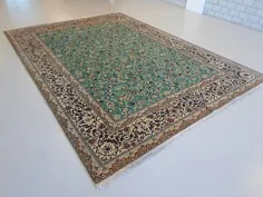 سبز 9 '4 x 13' 3 فرش نایین ایرانی
