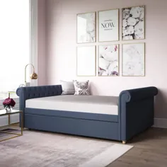 Shelly Upholstered Queen Daybed / Full Trundle - Room & Joy