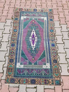 فرش پشمی فرش ترکی 2.2 x 5.9 فوت  اتسی