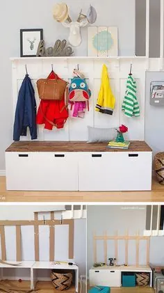 Ikea Hack: نیمکت های DIY Mudroom - The Mombot