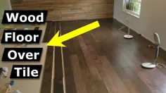 کف چوب سخت را به روش دو چسب پایین روی کف کاشی نصب کنید
