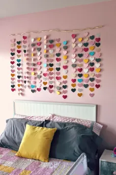24 ایده تزئین دیوار برای اتاق دختران