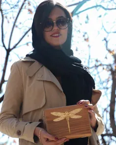 کیف چوبی مدل سنجاقک