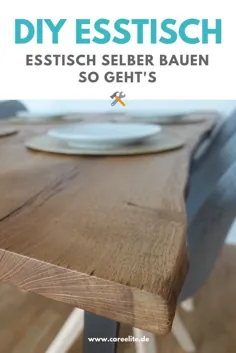 میز ناهار خوری خود را از روی تخته های چوبی بسازید |  میز ناهار خوری DIY |  CareElite